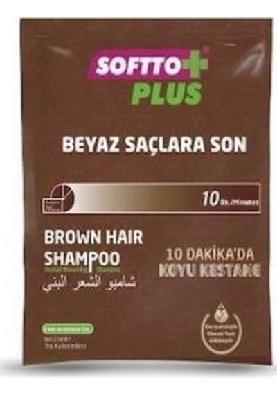 Softto Plus Boya Şampuan - Kahve Softto Plus Boya Şampuan - Kahve