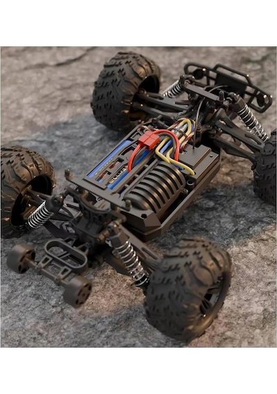 Uzaktan Kumandalı 10 Fonksiyonlu LED Işıklı Şarjlı 1:16 Ölçekli 2.4Ghz 50km/h Off-Road Oyuncak Araba