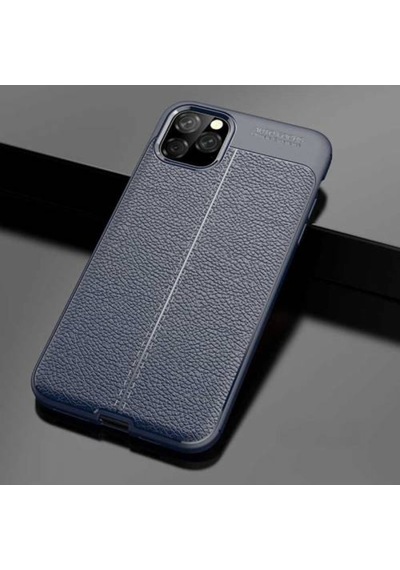 Apple Uyumlu  iPhone 11 Pro Max Kılıf Zore Niss Deri Desenli Silikon