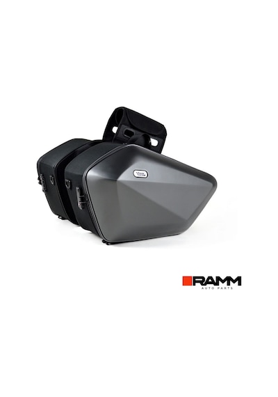 Bmw Motorrad R1250gs / Adv - R1300gs / Adv Sağ Ve Sol Yan Çantaları - 2 Adet 15 Lt - Gri Siyah