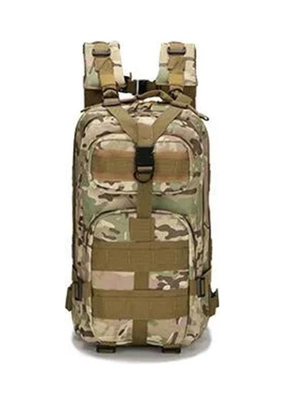 Single Sword 30l Taktik Outdoor Kamp Seyahat Sırt Çantası Multicam Çok Renkli