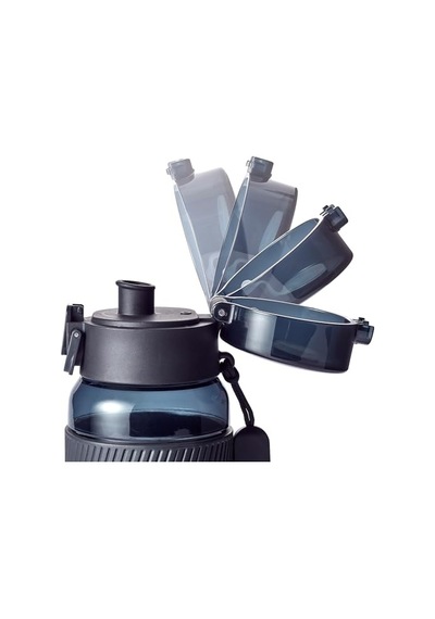 Zwıllıng İçecek Şişesi, Bpa İçermez, Fitness, Boş Zaman Ve Ofis İçin Su Şişesi, Tritan, Siyah, 680 Ml 0