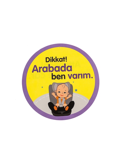Baby Plus Arabada Bebek Var Cam Stickeri - BYP-52369-  Arabada Prens Var