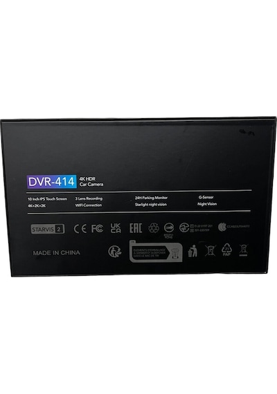 Navimex Dvr-414 Tam Profesyonel Wıfı Gece Goruslu 3 Kameralı Aynalık Kayıt Cıhazı 9"