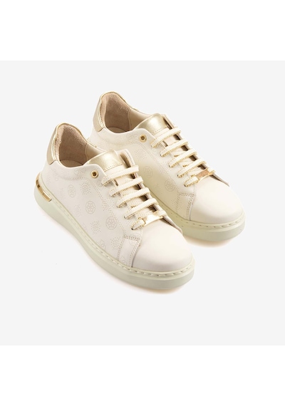 Kemal Tanca Kadın Hakiki Deri Eva Taban Spor & Sneaker Ayakkabı 7065 Krema