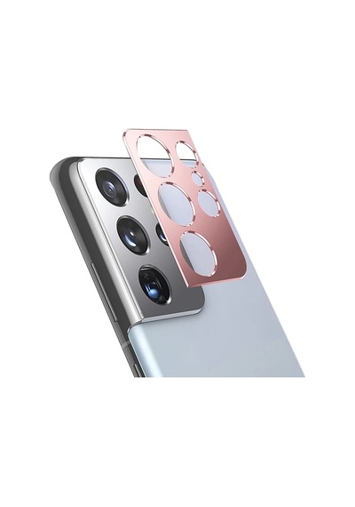 Sm Galaxy S21 Ultra 3d Metal Kamera Koruyucu Metal Lens- 5775