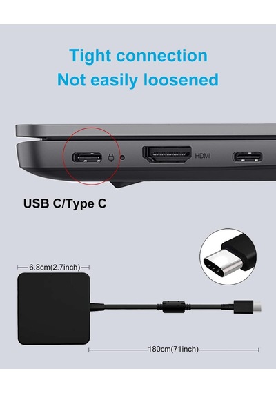 65w Usb C Dizüstü Bilgisayar Güç Kaynağı Lenovo Hp Dell Samsung Asus Huawei Matebook Şarj Kablosu Type C Adaptörü