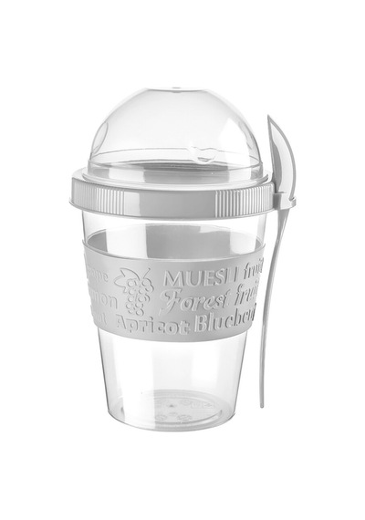 Emilahome Take'n Go 600 Ml Beslenme Kabı &yoğurt Kabı & Lunch Box Gri - 867618880 Gri