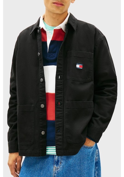 Tommy Jeans Erkek Gömlek Dm0dm20236 Bds Siyah SİYAH