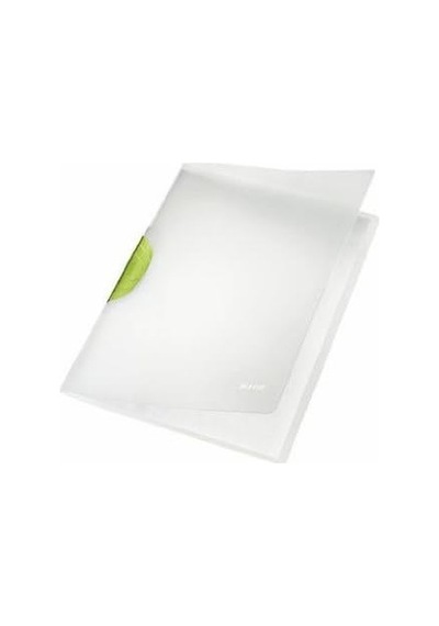 Leitz Wow A4 Colorclip Magic Sıkıştırmalı Dosya, Yeşil, 30 A4 Sayfa Kapasiteli, Esnek Plastik, 41740059 Diğer