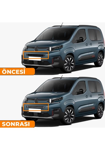 Citroen Berlingo Krom Ön Tampon Çıtası 2024 Model Ve Sonrası