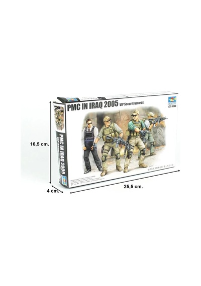 1/35 Pmc-vıp Koruma Tim Irak'ta Figürleri Maketi, Trumpeter 00420