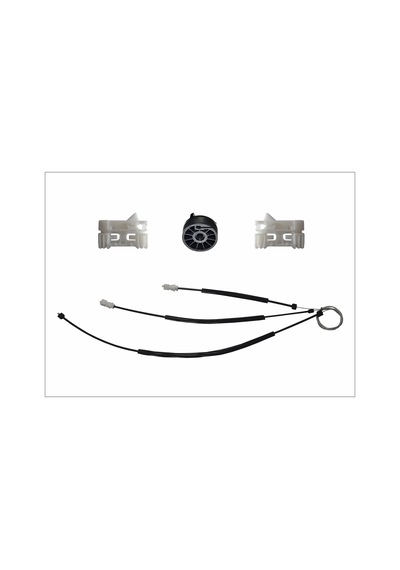Renault Clio 3 Coupe 2005-2012 400856e Sağ Cam Tamir Seti