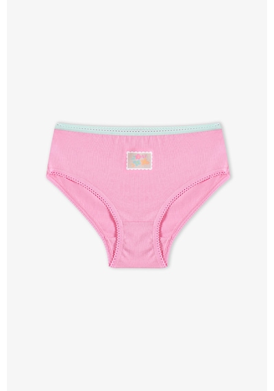 Penti Pembe Kız Çocuk Popflower Pamuklu 5'li Slip Külot