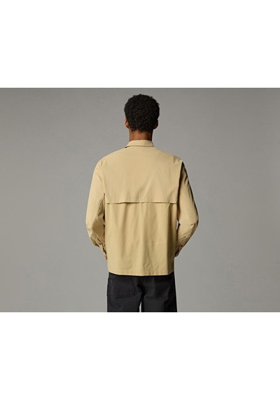 The North Face M L/s Lightrange Shirt Erkek Outdoor Ceketi Nf0a8b53lk51 Haki Krem