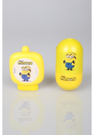 X Dekomus , Lisanslı Minions Roly-polly Silgili Kalemtraş Ve Rotating Silgi Seti
