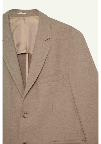 Defacto Modern Fit Düğmeli Cepli Blazer Ceket F2347ax25aubg773 Bej
