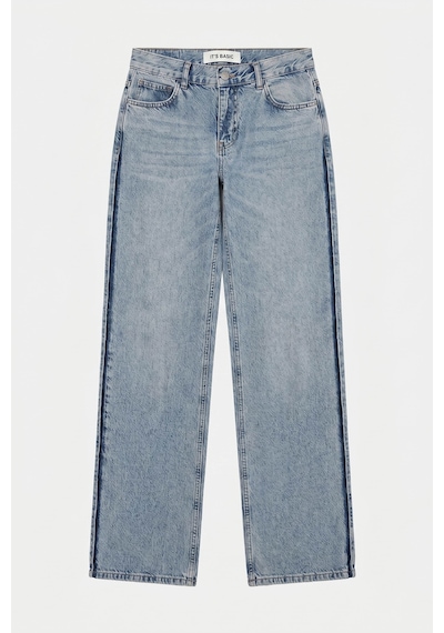 Itsbasic Kadın Kot Renk 4s6-32 Bootcut Fit Orta Bel Denim Jean