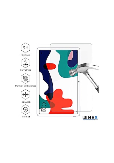Samsung Uyumlu Galaxy Tab Active Pro 10.1 SM T545 NZ Ön Nano HD Darbe Emici Ekran Koruyucu