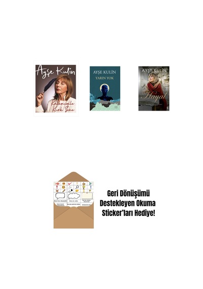 Kalemimle Kırk Sene Ciltli + Yarın Yok + Hayal + Okuma Sticker'ları