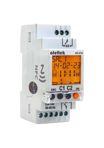 Ateltek Ar-01d-nfc Astronomik Zaman Saati