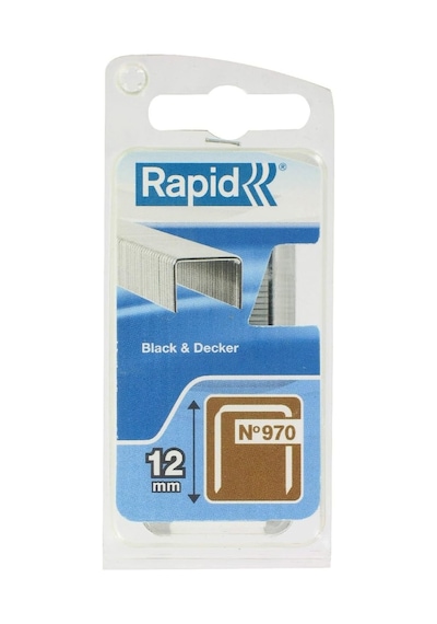 Zımba Teli Tip 970, 12 Mm Zımba, 672 Adet, Düz Tel Kıskaç, Black & Decker El Ve Elektrikli Zımba İçin