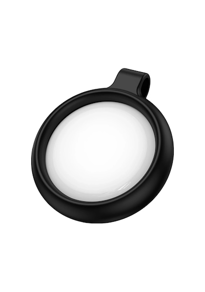 Hoco. E100 Graceful Intelligent Find My Özellikli Anti-lost Apple Uyumlu AirTag Takip Cihazı - Siyah Beyaz - Siyah