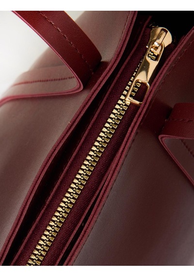 Jimmy Key Jimmy Key Bordo Deri Görünümlü Çanta 6sw375541562