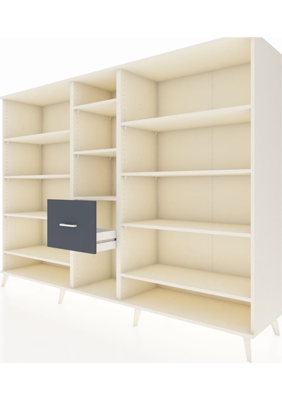 Hyperion Dolap 11 Raflı 3 Çekmeceli 220x44x163 Aytaşı-aytaşı/ant Aytaşı-aytaşı/antrasit Hyperion Dolap 11 Raflı 3 Çekmeceli 220x44x163 Aytaşı-aytaşı/ant Aytaşı-aytaşı/antrasit