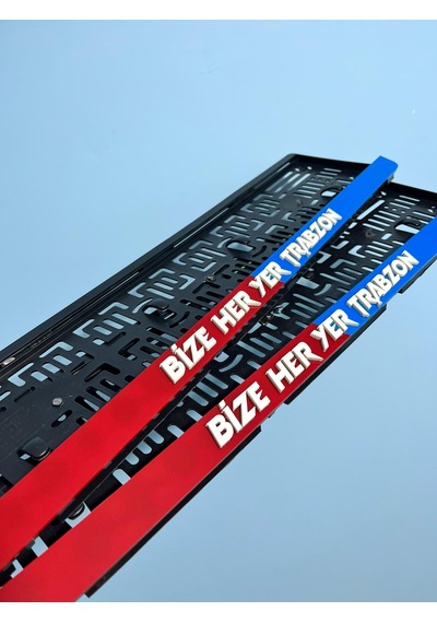 Bize Her Yer Trabzon Oto Plakalık 2adet