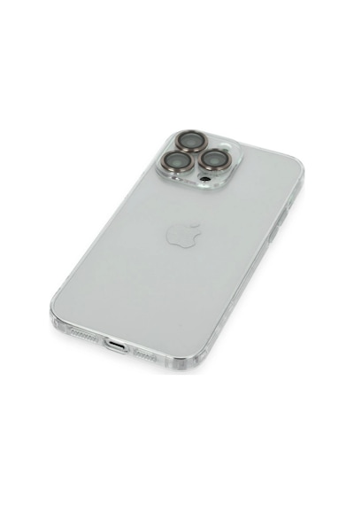 Cosmotex Newface Apple, Uyumlu iPhone 13 Pro Kılıf Luko Lens Silikon - Gold