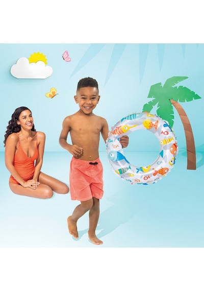 Intex Desenli Çocuk Yüzme Simidi 51 Cm 59230