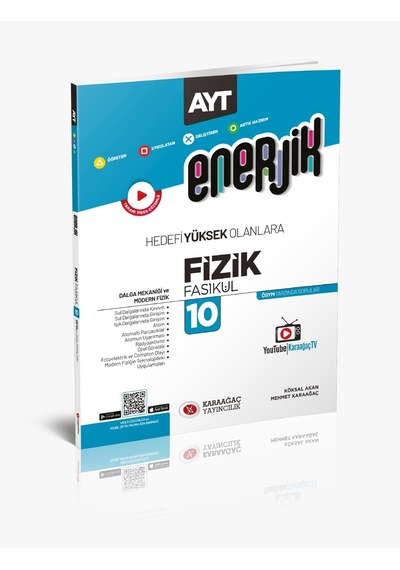 Karaağaç Yayınları Enerjik AYT Fizik Fasikülleri 10