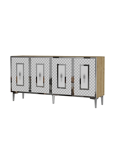 Ka1510dbs Puma Konsol, Tv Sehpası Safirmeşe-beyaz-sılver 150cm Safirmeşe-beyaz-sılver Ka1510dbs Puma Konsol, Tv Sehpası Safirmeşe-beyaz-sılver 150cm Safirmeşe-beyaz-sılver
