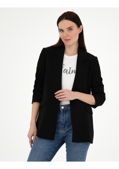 Pierre Cardin Kadın Siyah Ceket 50299891-vr046 Siyah