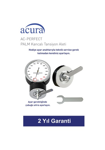 Acura Ac-perfect Palm Tipi Kancalı Manuel Tansiyon Aleti