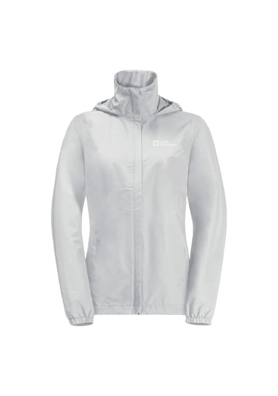 Jack Wolfskin 1111202 6709 Stormy Point 2l Jkt W Cool Grey Kadın Outdoor Ceket Gri