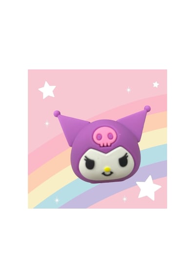 Genç Dijital Baskı Kuromi Sanrio Kalemtıraş, Lila 8698684329788q