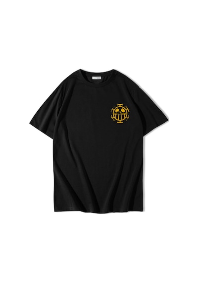 Brz Collectıon Brz Collection Unisex Oversize Trafalgar Low-one Piece T-shirt Siyah