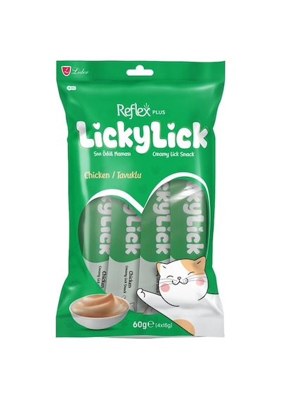 Lickylick Tavuklu Sıvı Ödül Maması 4x15 Gr