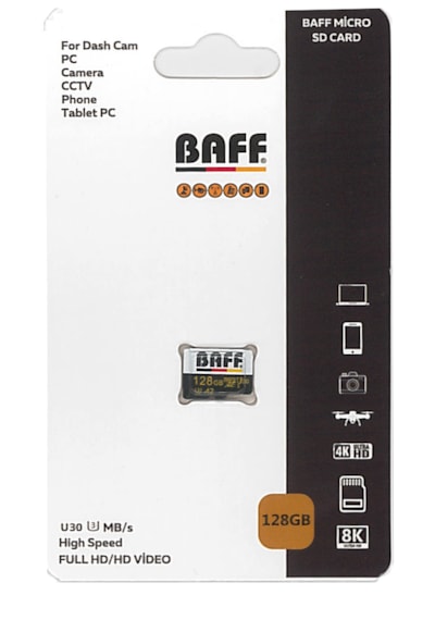 Baff 128gb Hafıza Kartı Video Kayıt Destekli Uhs-ı U3 A2