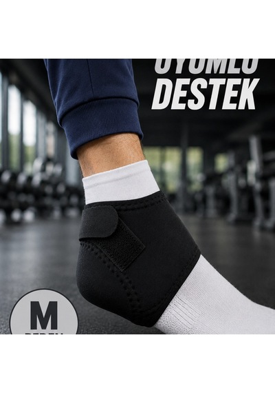 M Beden Cırtlı Topuk Çorabı 40-45 Numara Esnek Topuk Ve Ayak Desteği