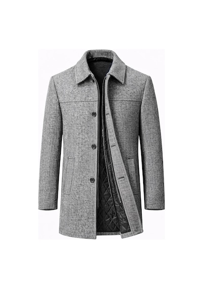 Classics Men Claassics Men Erkek Regular Fit Kaşe Kaban Ceket - 7531 Gri