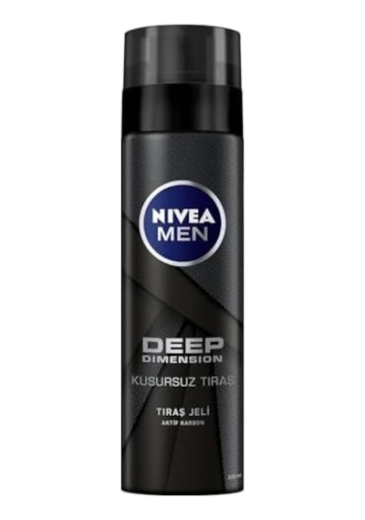 Men Erkek Tıraş Jeli Deep Dimension 200ml, Maxx Tech, Aktif Karbon, Kaygan Tıraş Deneyimi
