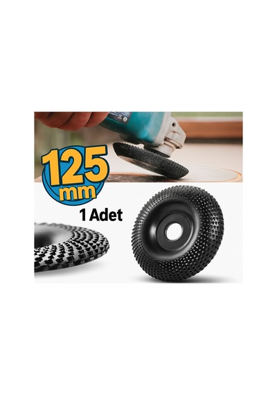 Ahşap Eğe Törpüleme Diski 125 Mm