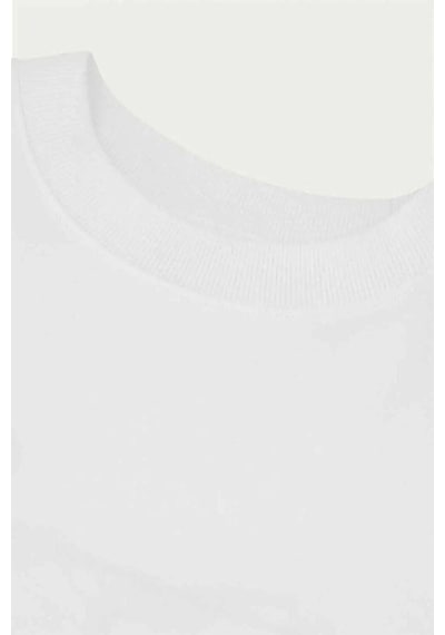 Ampere August Interlock T - Shirt - %100 Organik Pamuklu, Rahat Kesim Ve Şık Logo Nakışlı Beyaz Ampere August Interlock T - Shirt - %100 Organik Pamuklu, Rahat Kesim Ve Şık Logo Nakışlı Beyaz