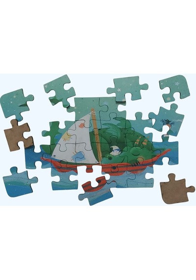 Good Night - İyi Geceler / Small Puzzle 3-7 Yaş 24 Parça