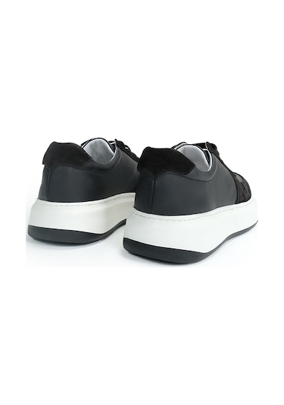 Sortıe Black Siyah Sneaker Erkek Deri Ayakkabı 001