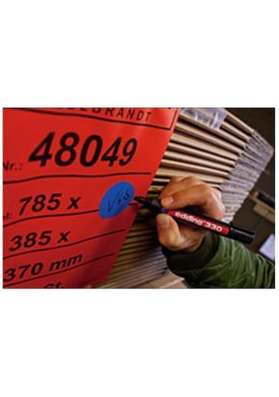 Edding 300 Mavi Permanent Marker Kalem Mavi
