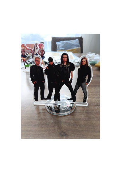 Owl Bag Tokio Hotel Desenli Tasarım Acrlyic Pleksi Figür 10 Cm